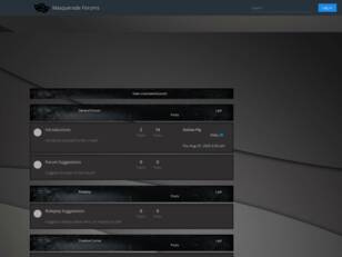 Masquerade Forums